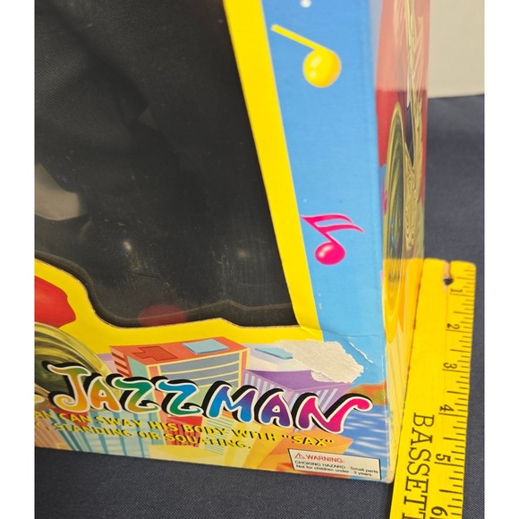 The Jazzman Dancing Swaying Saxophone Player Vintage New Open Box - Picture 8 of 10